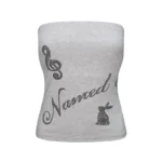 Muse Studded Tube Top Grey Marl