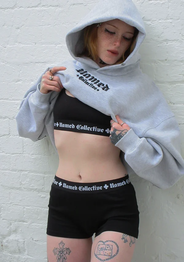 Named Classics Logo Bralette Black-5