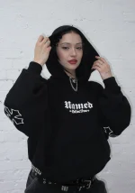 Named Classics Logo Pullover Hoodie Black-2