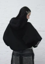 Named Classics Logo Pullover Hoodie Black-3