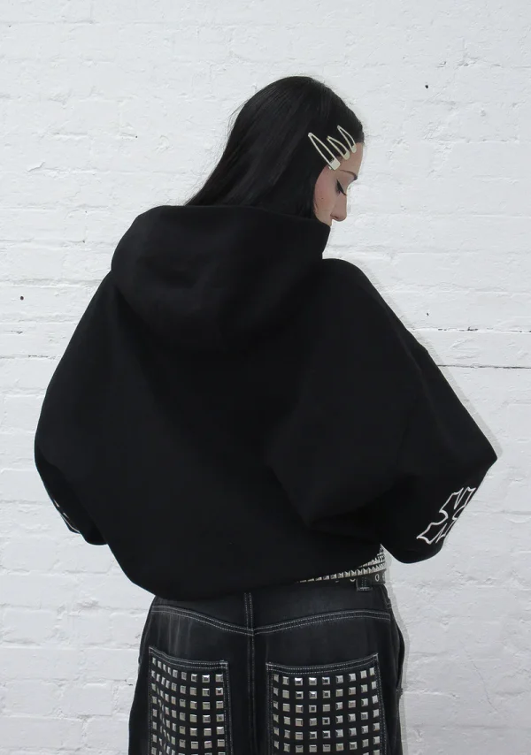 Named Classics Logo Pullover Hoodie Black-3