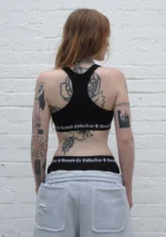 Named Classics Logo Racerback Bralette Black-4