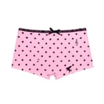 Nova Polka Dot Micro Hotpant Shorts Baby Pink