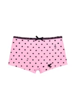Nova Polka Dot Micro Hotpant Shorts Baby Pink