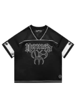 Nth Active Airtex Mesh Oversized Jersey Black