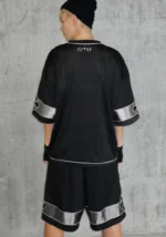 Nth Active Airtex Mesh Oversized Jersey Black-3