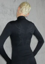 Nth Active Cyber ZIP Through Jacket Black - Image 2