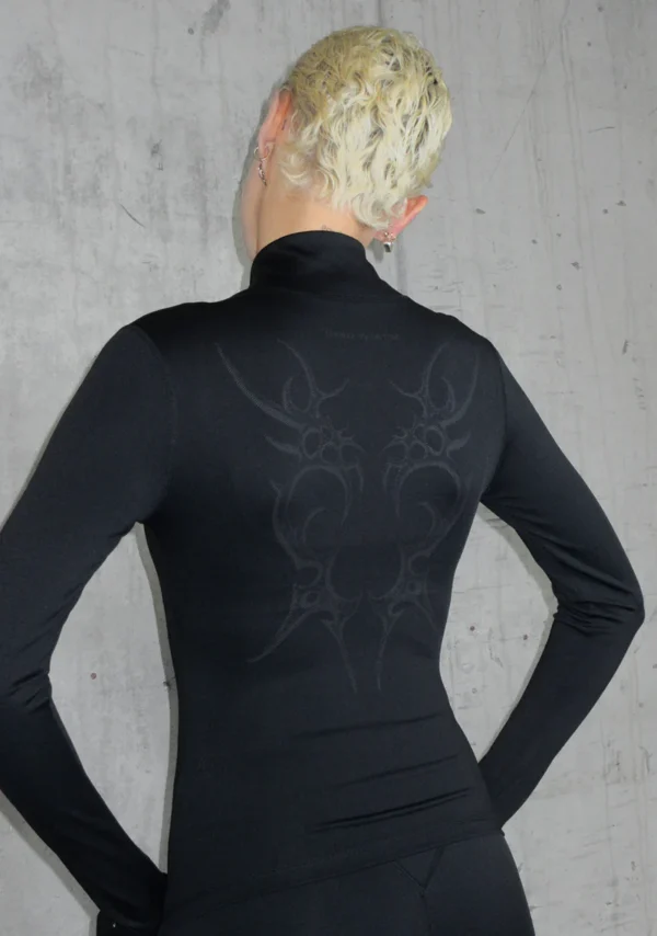 Nth Active Cyber ZIP Through Jacket Black - Image 3