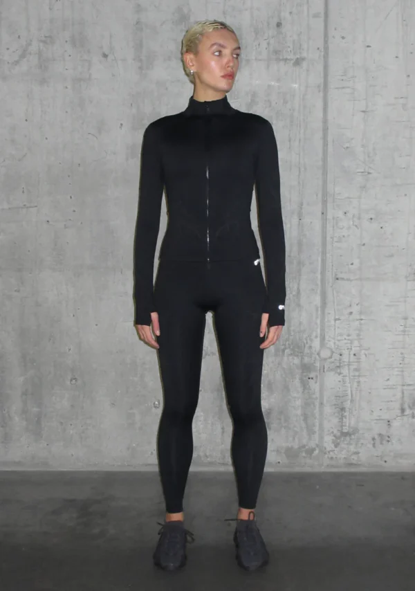 Nth Active Cyber ZIP Through Jacket Black - Image 4