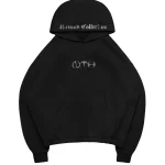 Nth Active Oversized Pullover Hoodie Black