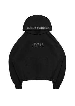 Nth Active Oversized Pullover Hoodie Black