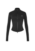 Nth Active ZIP Through Jacket Black