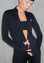 Nth Active ZIP Through Jacket Black-5