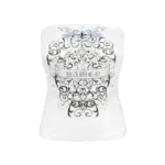 Obsession Rhinestone Tube Top White
