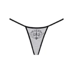 Outlaw Contrast G-string Grey Marl