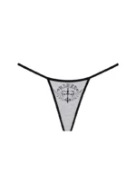 Outlaw Contrast G-string Grey Marl