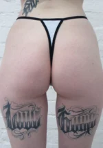 Outlaw Contrast G-string Grey Marl-2