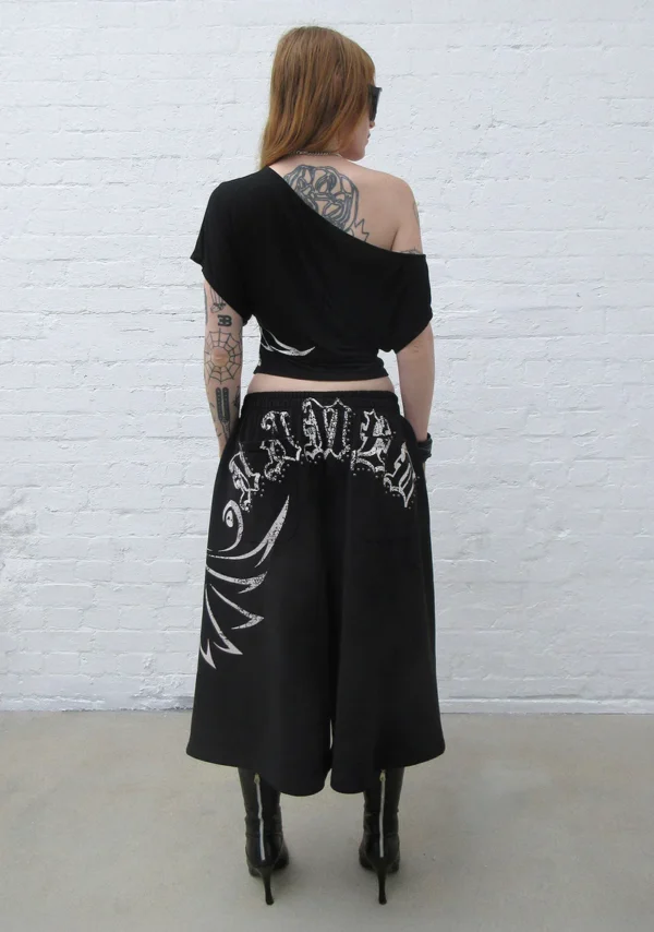 Outlaw Off The Shoulder Top Black-2