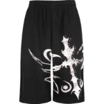 Outlaw Oversized Sweatshorts Black