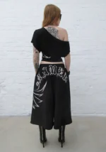 Outlaw Oversized Sweatshorts Black-3