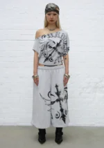 Outlaw Oversized Sweatshorts Grey Marl-2