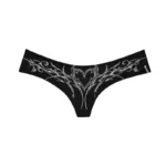 Phantom Rhinestone Micro Hotpant Bikini Bottoms Black