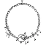 Pierced Choker Chain
