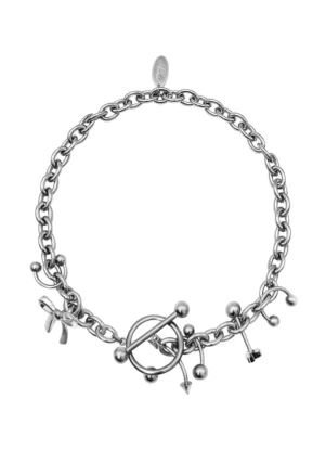 Pierced Choker Chain