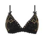 Rebel Studded Bralette Black