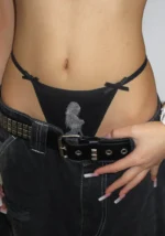 Risk Silhouette Thong Black-1