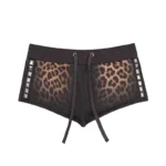Rumour Studded Micro Shorts Leopard