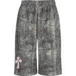 Spoilt Oversized Sweatshorts Tree Camo