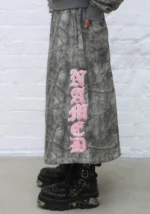 Spoilt Oversized Sweatshorts Tree Camo-2