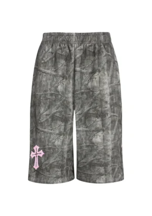 Spoilt Oversized Sweatshorts Tree Camo