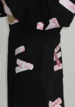 Stitch Teddy Oversized Sweatpants Black-4