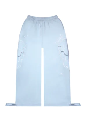 Stitch Wings Oversized Sweatpants Baby Blue (Detachable Wings)