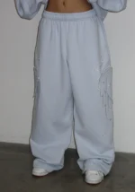 Stitch Wings Oversized Sweatpants Baby Blue (Detachable Wings)-5