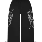 Stitch Wings Oversized Sweatpants Black (Detachable Wings)