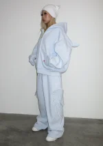 Stitch Wings ZIP Hoodie Baby Blue (Detachable Wings)-5