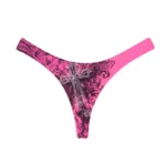 Vice Rhinestone Brazilian Bikini Bottoms Hot Pink