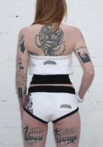 Vice Rhinestone Tube Top White-5