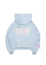 Whisper ZIP Hoodie Baby Blue-6