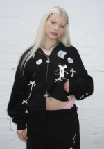 Whisper ZIP Hoodie Black-1