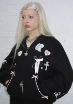 Whisper ZIP Hoodie Black-4