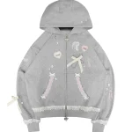 Whisper ZIP Hoodie Grey Marl