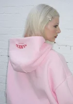 X-rated Pullover Hoodie Baby Pink-4