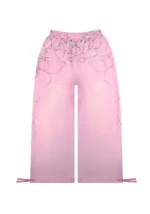 Allure 3d Chrome Sweatpants Washed Baby Pink