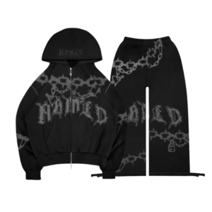 Chains ZIP Tracksuit Black