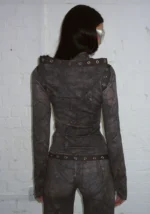 Curse Sculpt Stretch ZIP Tracksuit Tree Camo-3