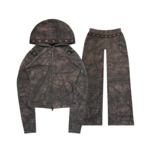 Curse Sculpt Stretch ZIP Tracksuit Tree Camo